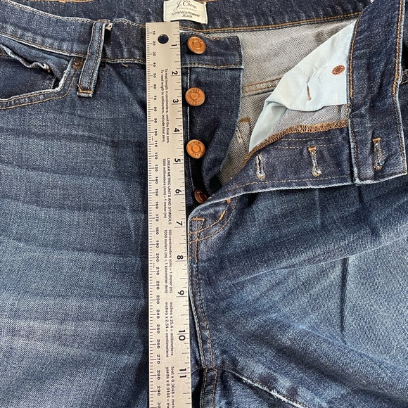 J.Crew Straightaway Button-Fly Straight Leg Jeans - Picture 11 of 13